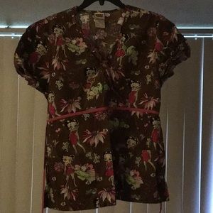 Betty Boop Scrub tops